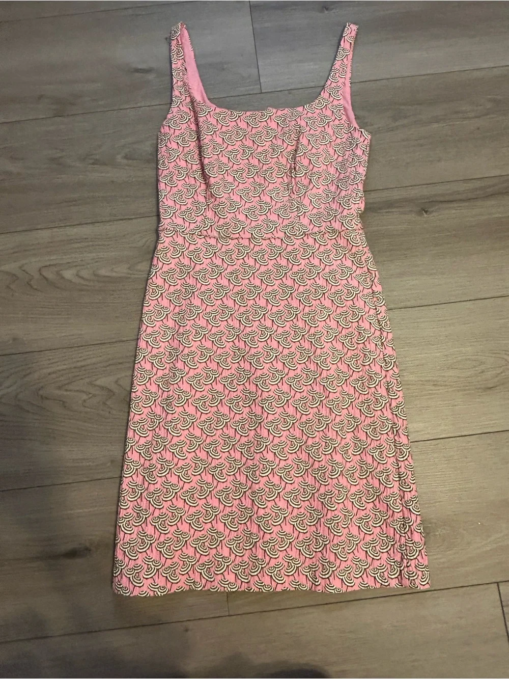 J. Crew Pink Patterned Sleeveless Mini Dress